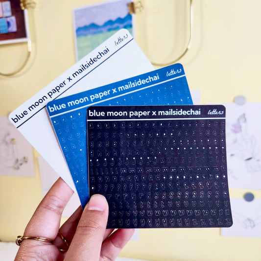 Mini Alphabet Stickers | Collaboration with @mailsidechai