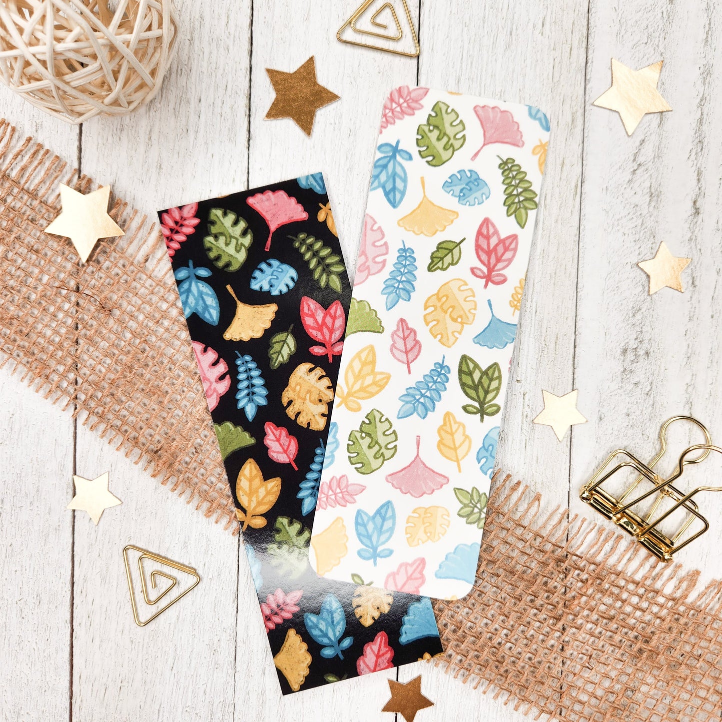 Colorful Leaves Bookmark