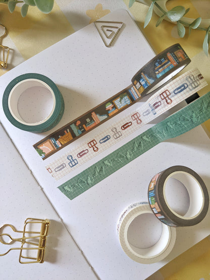Paperclip Grid Washi Tape